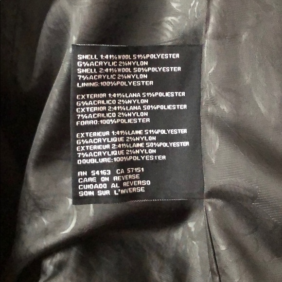 Black and White Houndstooth Coat - Picture 6 of 7